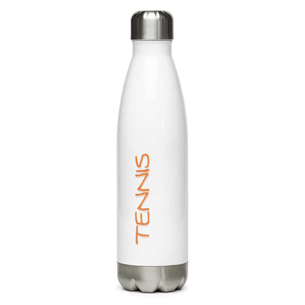 Athletic Authority "Tennis Orange" Stainless Steel Water Bottle