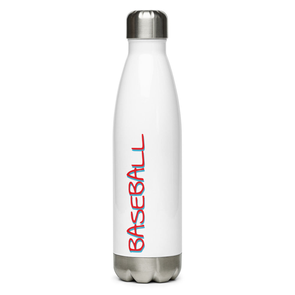 Athletic Authority "Baseball Big Ball" Stainless Steel Water Bottle