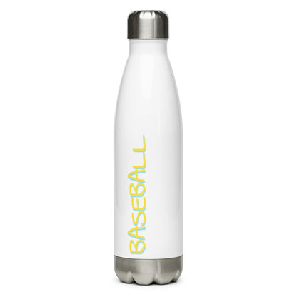 Athletic Authority "Baseball Hit" Stainless Steel Water Bottle