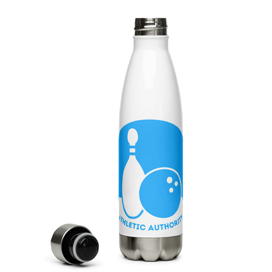 Athletic Authority "Bowling Blue" Stainless Steel Water Bottle