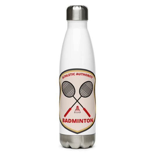 Athletic Authority"badminton" Stainless Steel Water Bottle