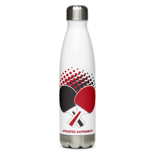 Athletic Authority "Table Tennis Bats" Stainless Steel Water Bottle