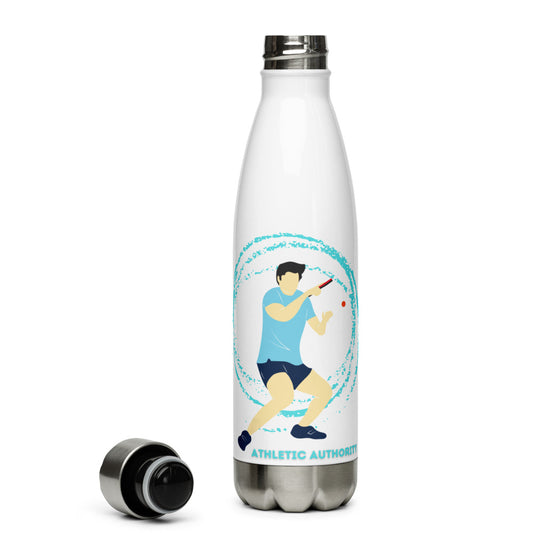 Athletic Authority "Table Tennis Spin" Stainless Steel Water Bottle