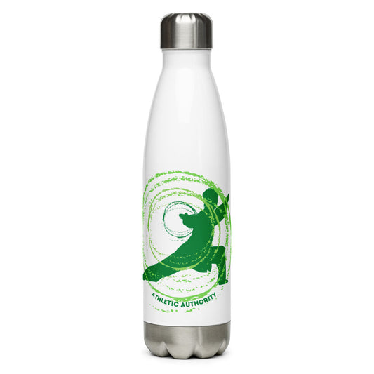 Athletic Authority "Martial Arts Green" Stainless Steel Water Bottle
