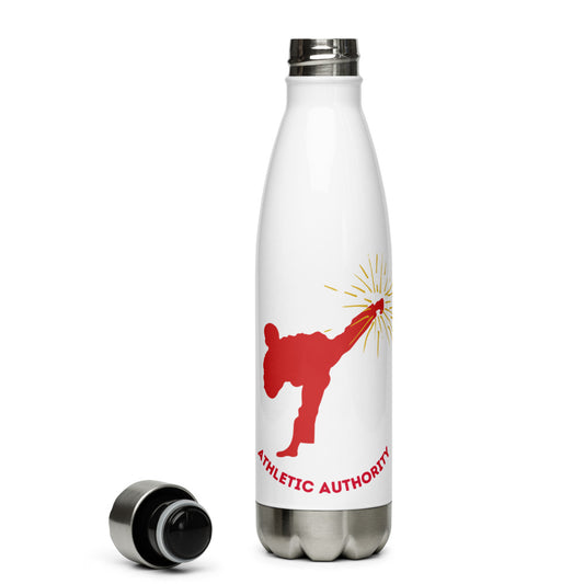 Athletic Authority "Martial Arts Kick" Stainless Steel Water Bottle