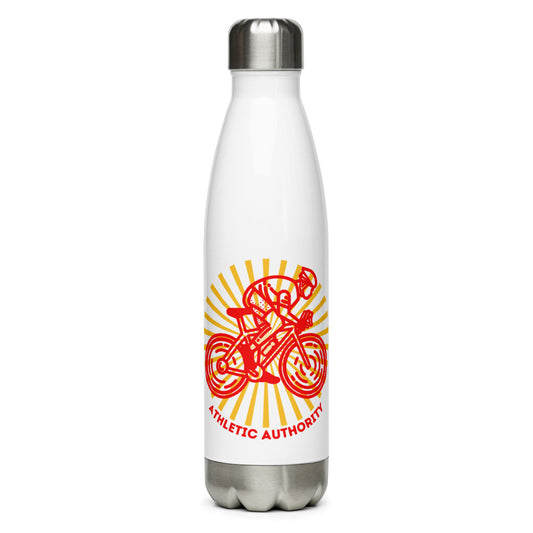 Athletic Authority "Cycling Burst" Stainless Steel Water Bottle