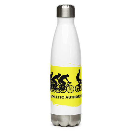 Athletic Authority "Cycling Win" Stainless Steel Water Bottle