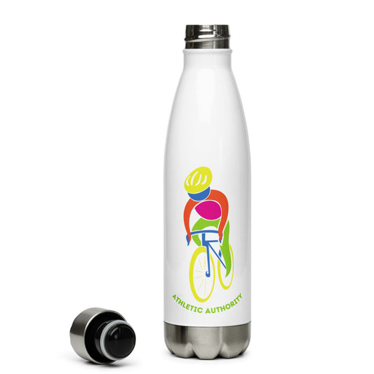 Athletic Authority "Cycling Neon" Stainless Steel Water Bottle
