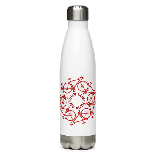 Athletic Authority "Cycling Wheel" Stainless Steel Water Bottle