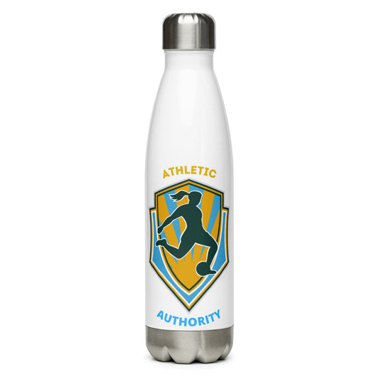 Athletic Authority "Soccer Women" Stainless Steel Water Bottle