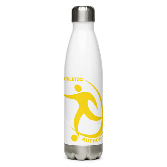 Athletic Authority "Soccer Swish" Stainless Steel Water Bottle