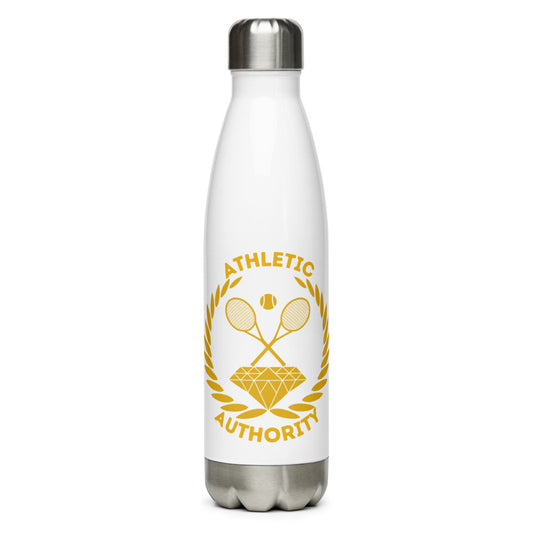 Athletic Authority "Tennis Crest" Stainless Steel Water Bottle