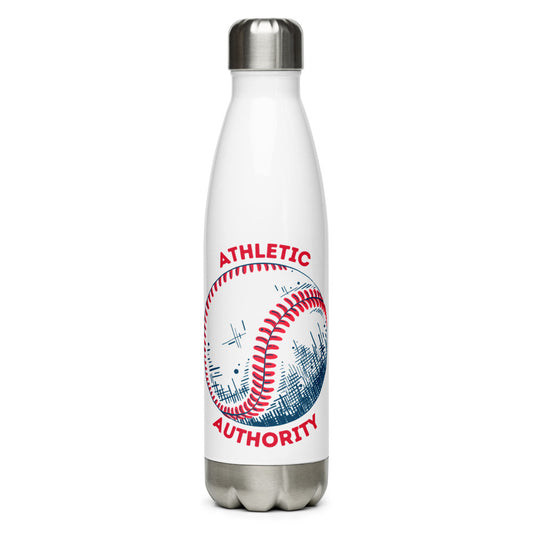 Athletic Authority "Baseball Big Ball" Stainless Steel Water Bottle