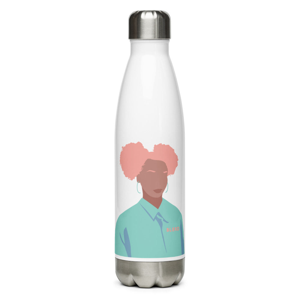 MYNY Hub "Blerd Woman" Stainless Steel Water Bottle