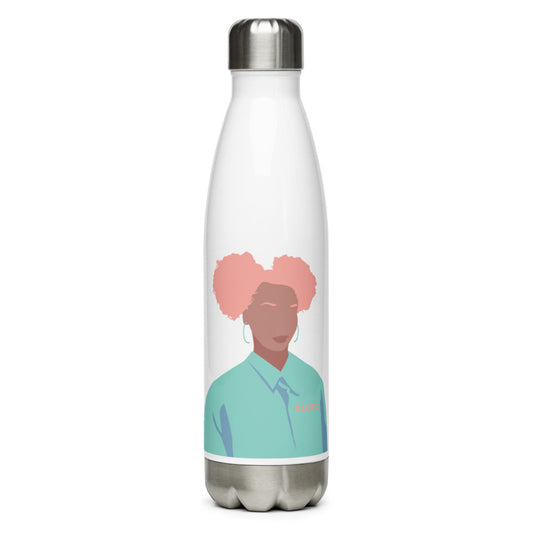 MYNY Hub "Blerd Woman" Stainless Steel Water Bottle