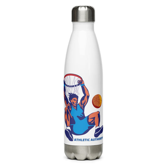 Athletic Authority "Basketball Dunk" Stainless Steel Water Bottle
