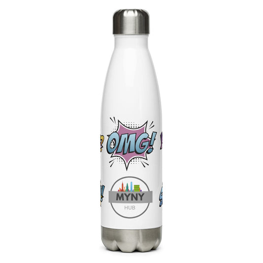 MYNY Hub "OMG" Stainless Steel Water Bottle