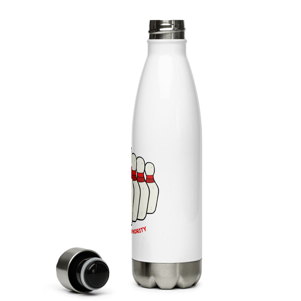 Athletic Authority "Bowling Pins" Stainless Steel Water Bottle