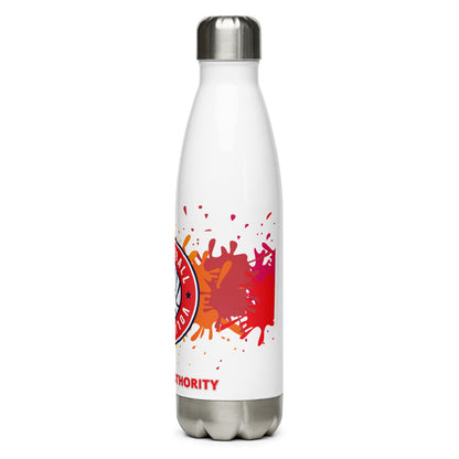 Athletic Authority "Volleyball Splash" Stainless Steel Water Bottle