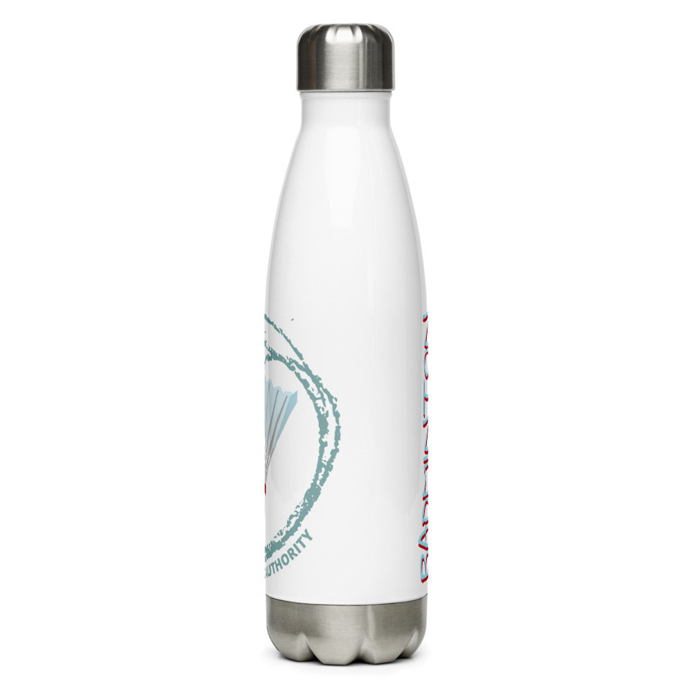 Athletic Authority"Badminton Shuttlecock" Stainless Steel Water Bottle