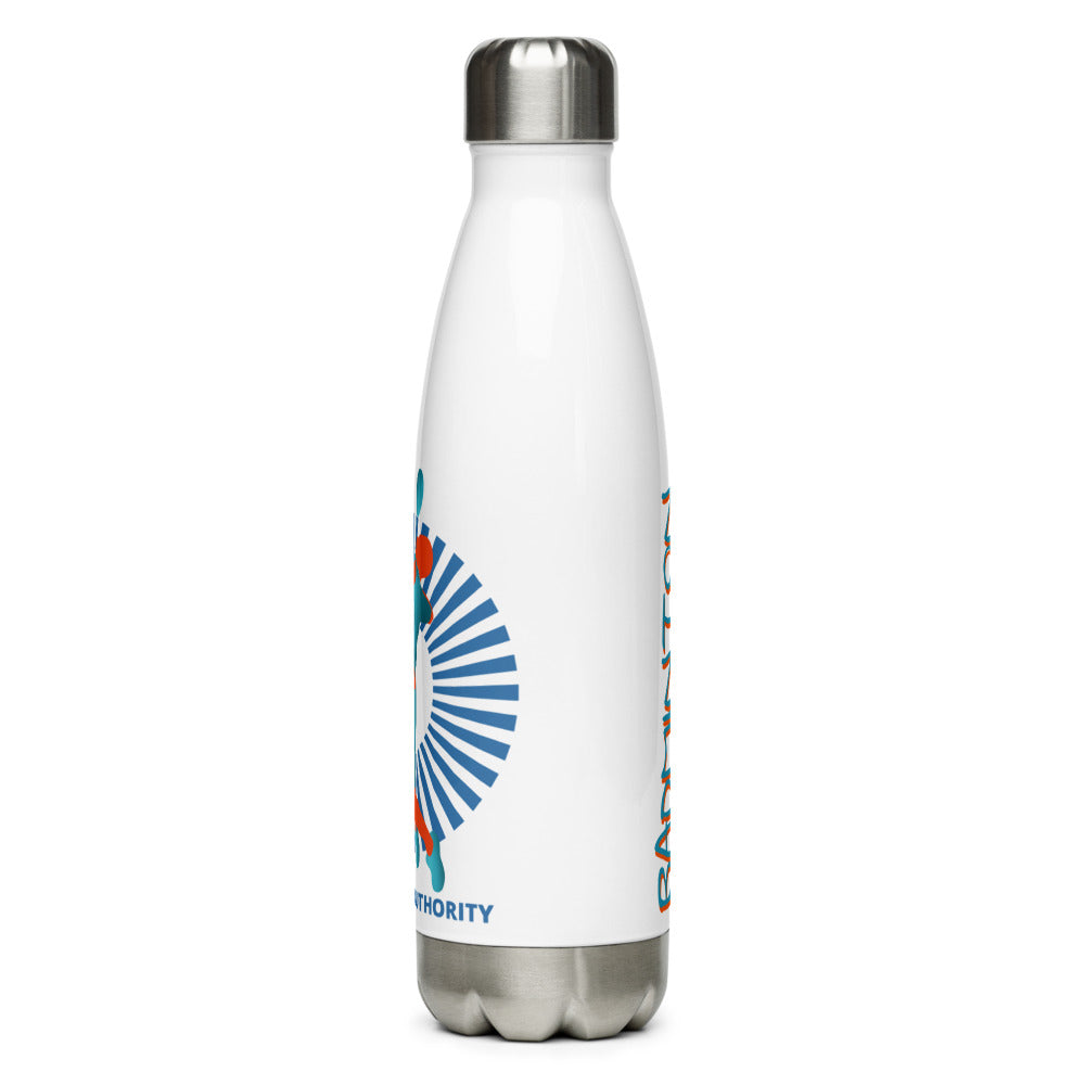 Athletic Authority"Badminton Smash" Stainless Steel Water Bottle