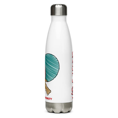 Athletic Authority "Table Tennis Scratch" Stainless Steel Water Bottle