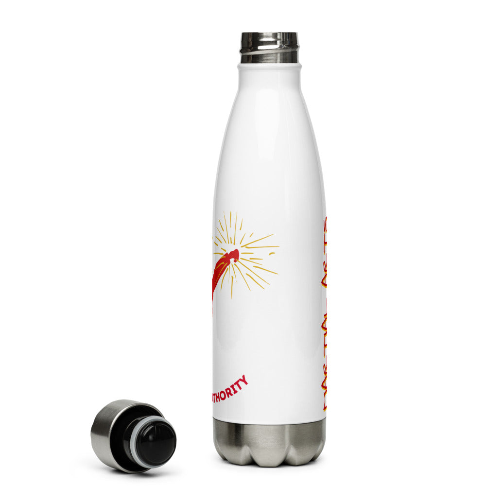 Athletic Authority "Martial Arts Kick" Stainless Steel Water Bottle