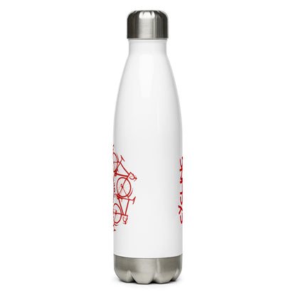 Athletic Authority "Cycling Wheel" Stainless Steel Water Bottle