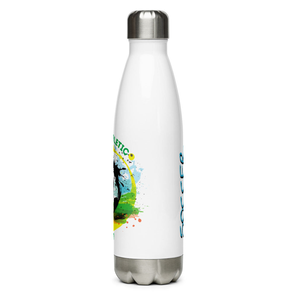 Athletic Authority "Soccer Paint" Stainless Steel Water Bottle