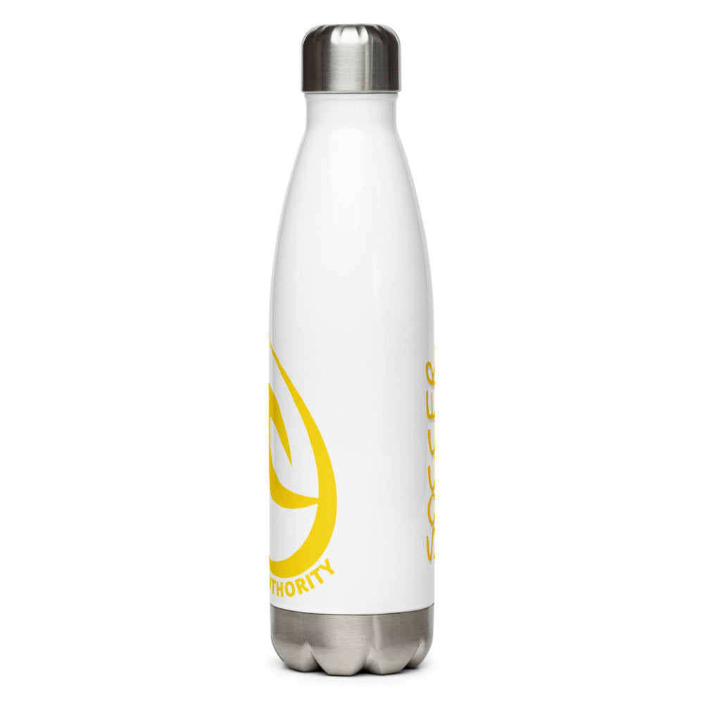 Athletic Authority "Soccer Swish" Stainless Steel Water Bottle