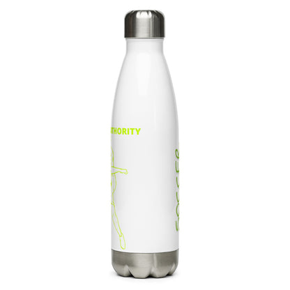 Athletic Authority "Soccer Kick" Stainless Steel Water Bottle