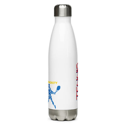 Athletic Authority "Tennis Rally" Stainless Steel Water Bottle