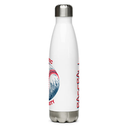 Athletic Authority "Baseball Big Ball" Stainless Steel Water Bottle