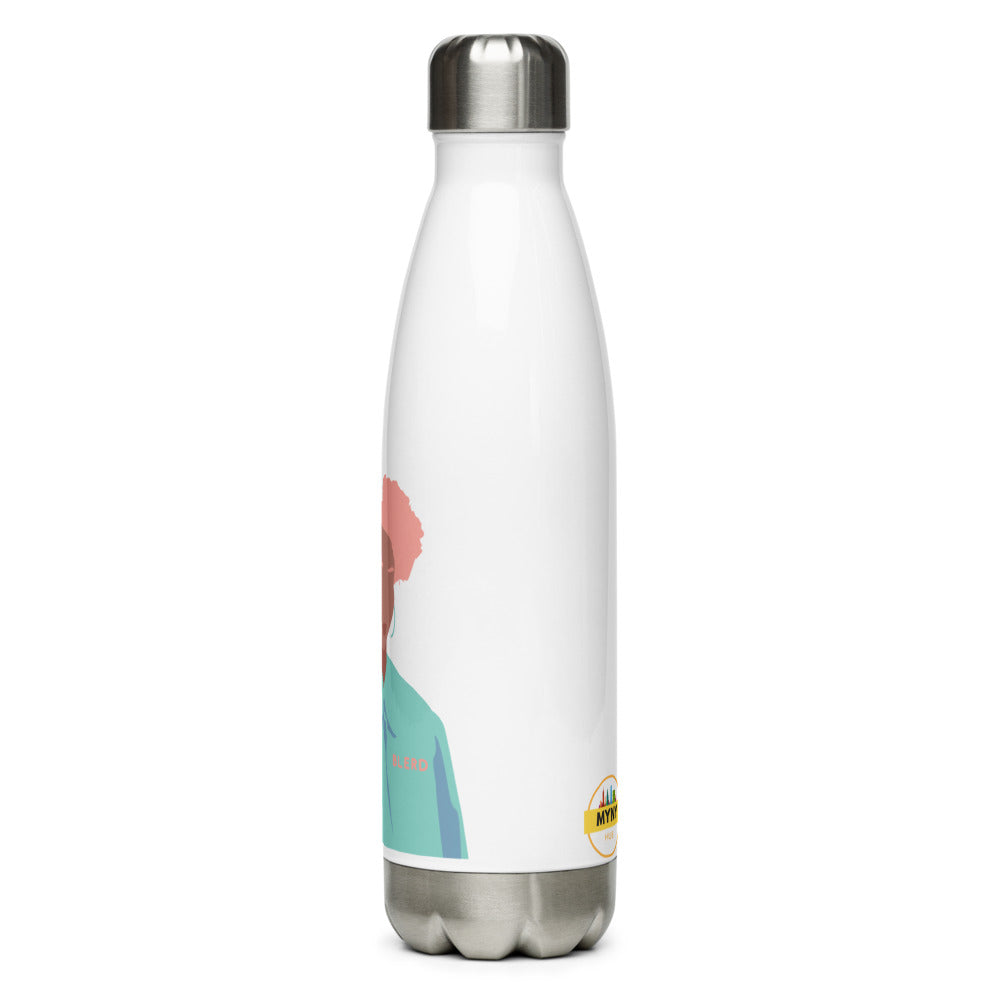 MYNY Hub "Blerd Woman" Stainless Steel Water Bottle