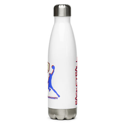 Athletic Authority "Basketball Double Dunk" Stainless Steel Water Bottle