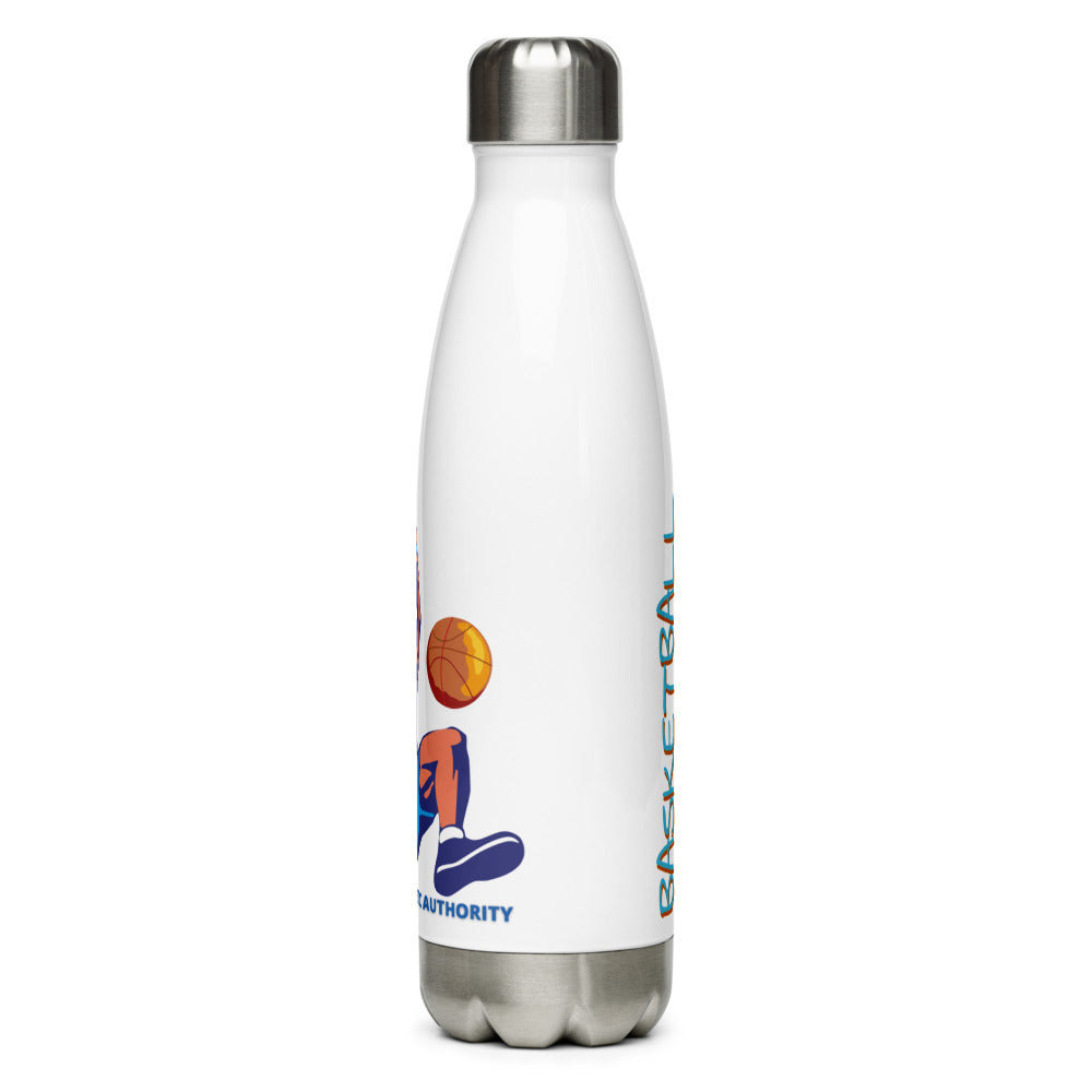 Athletic Authority "Basketball Dunk" Stainless Steel Water Bottle