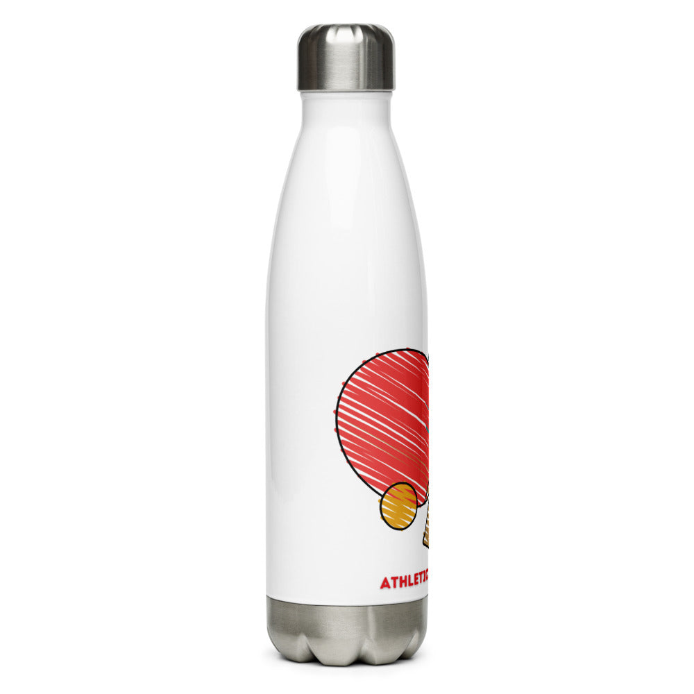 Athletic Authority "Table Tennis Scratch" Stainless Steel Water Bottle