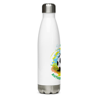 Athletic Authority "Soccer Paint" Stainless Steel Water Bottle