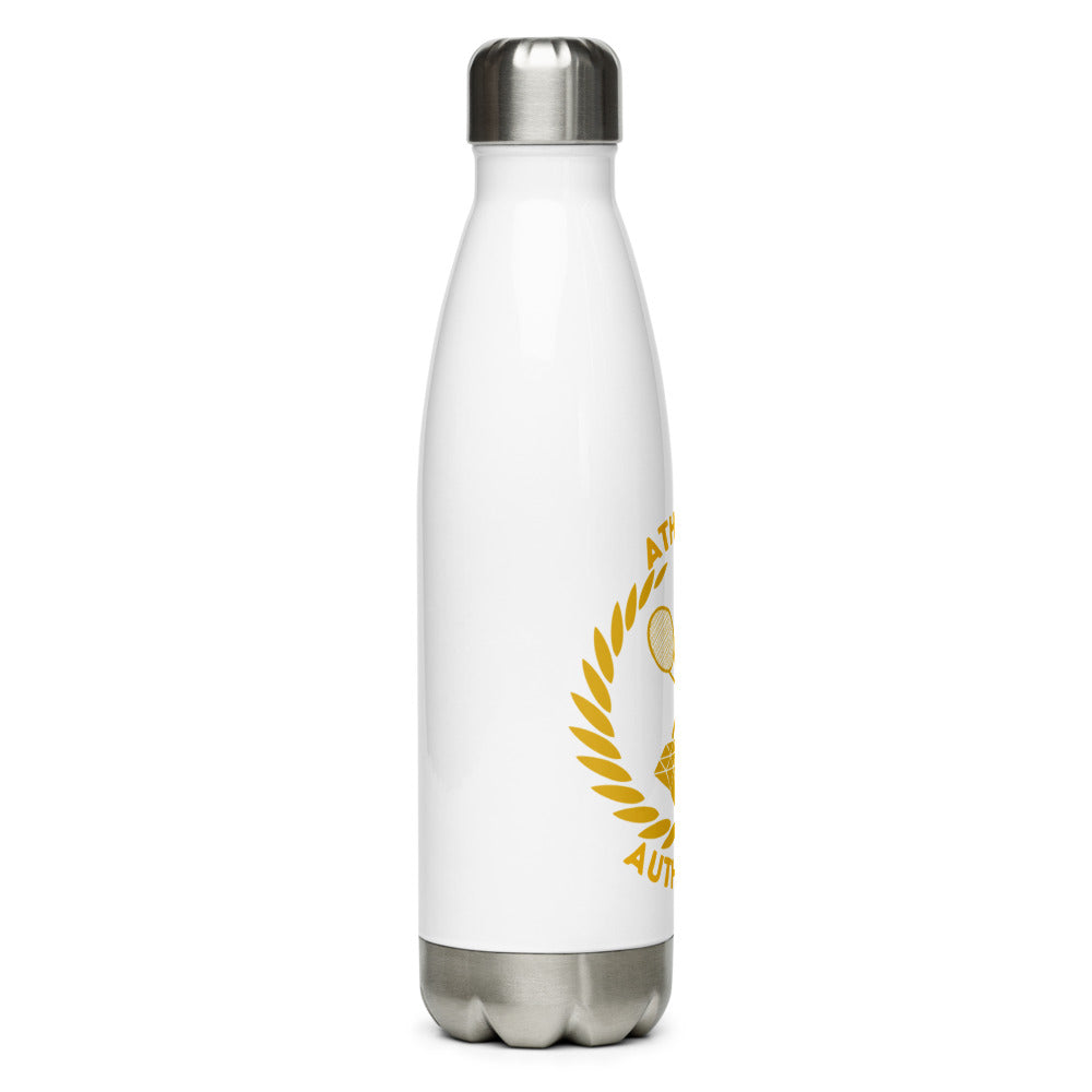 Athletic Authority "Tennis Crest" Stainless Steel Water Bottle