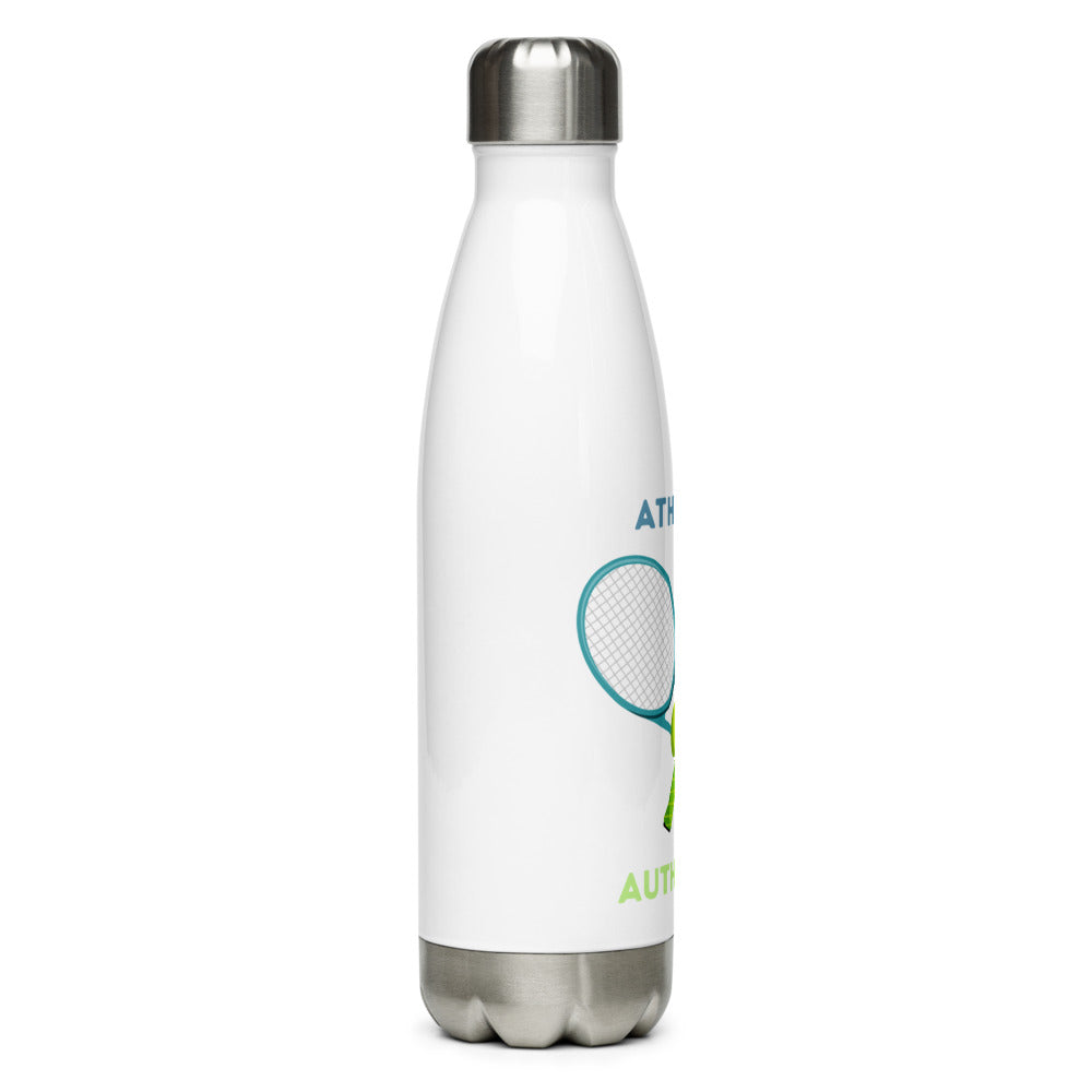 Athletic Authority "Tennis Racquets" Stainless Steel Water Bottle