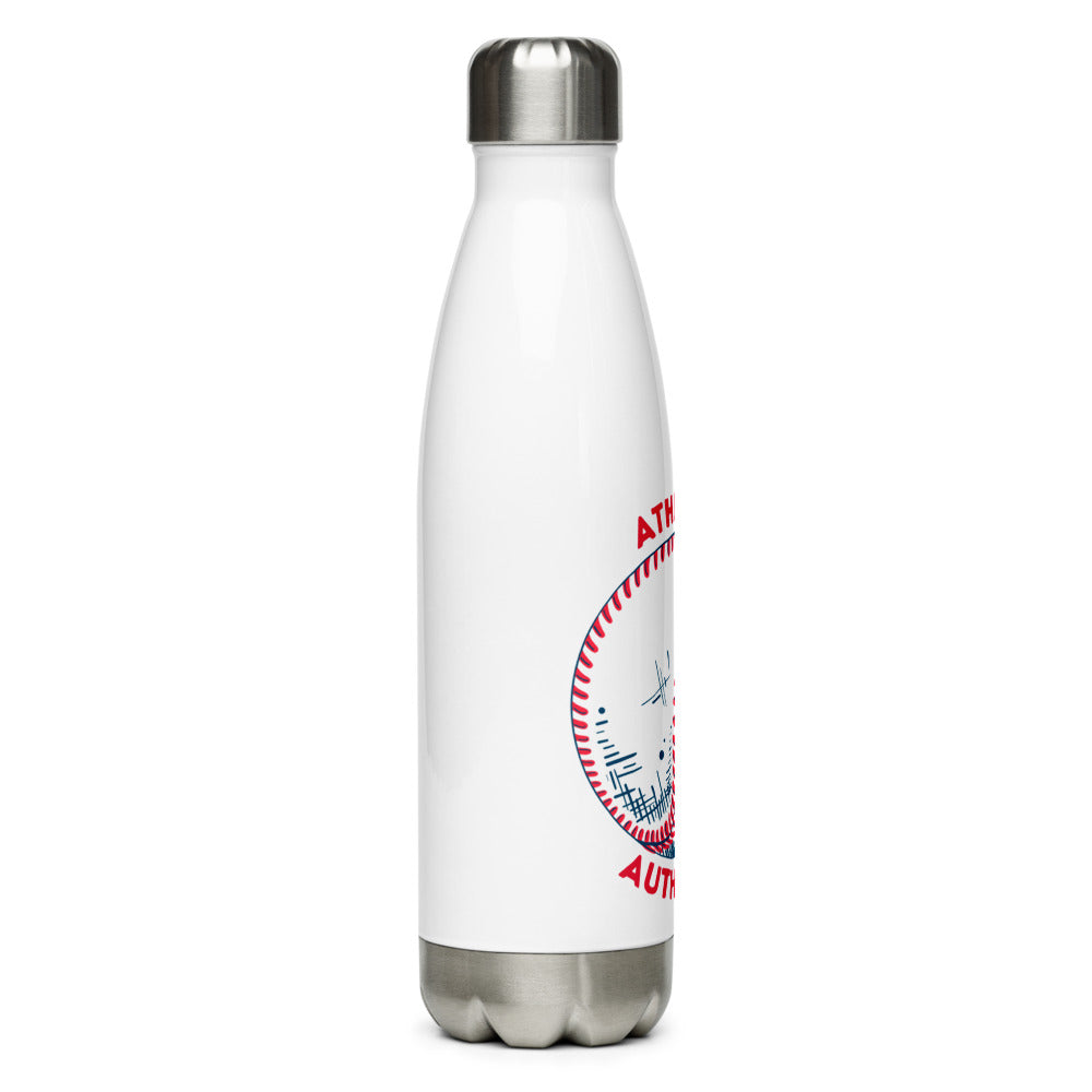 Athletic Authority "Baseball Big Ball" Stainless Steel Water Bottle