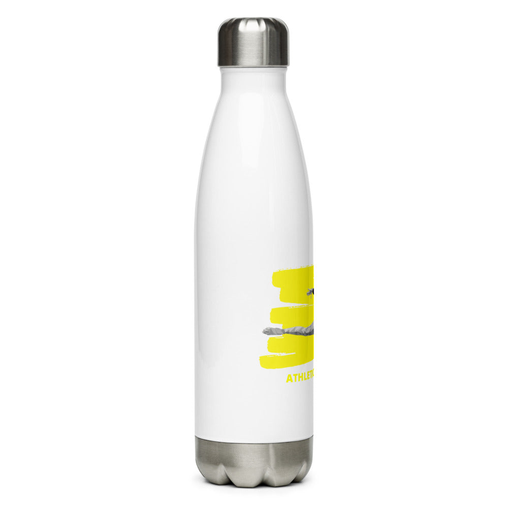 Athletic Authority  "Gymnastics Yellow" Stainless Steel Water Bottle