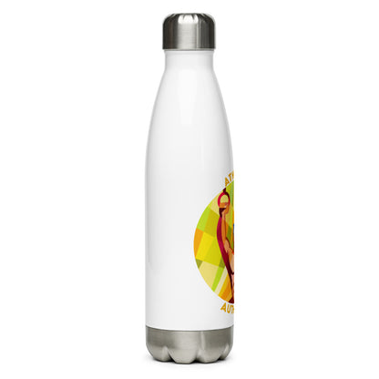 Athletic Authority  "Rings Strength" Stainless Steel Water Bottle