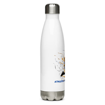 Athletic Authority "Basketball Flame" Stainless Steel Water Bottle