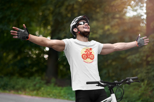Athletic Authority "Cycling Burst" Unisex Tri-Blend Short sleeve t-shirt