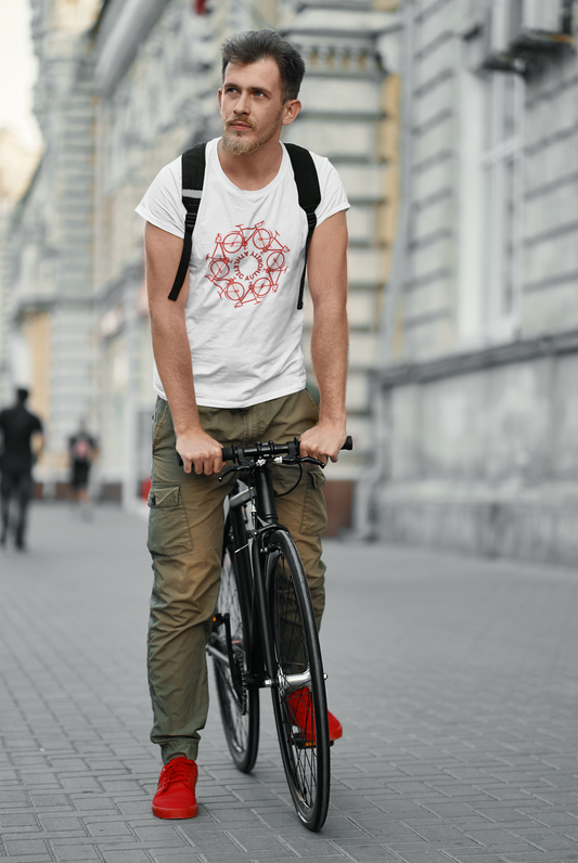 Athletic Authority "Cycling Wheel" Unisex Tri-Blend Short sleeve t-shirt