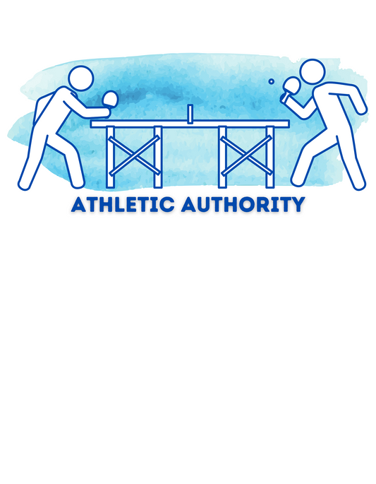 Athletic Authority "Table Tennis Table" Unisex Tri-Blend Short sleeve t-shirt