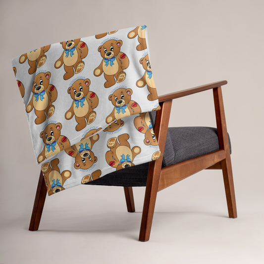 Teddylicious "Hugo" Throw Blanket