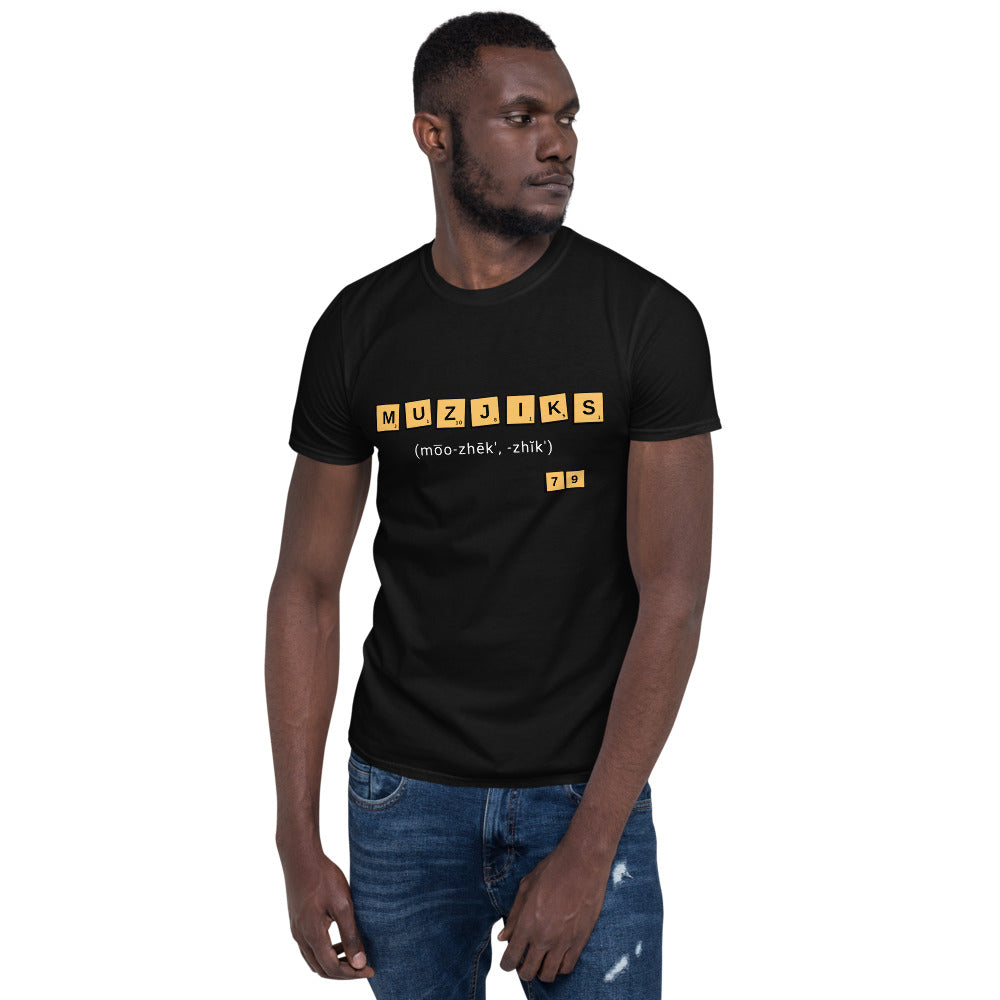 Word Nurd "Muzjiks79" Short-Sleeve Unisex T-Shirt front