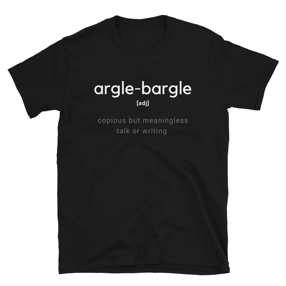 Word Nurd  "Argle-bargle" Short-Sleeve Unisex T-Shirt